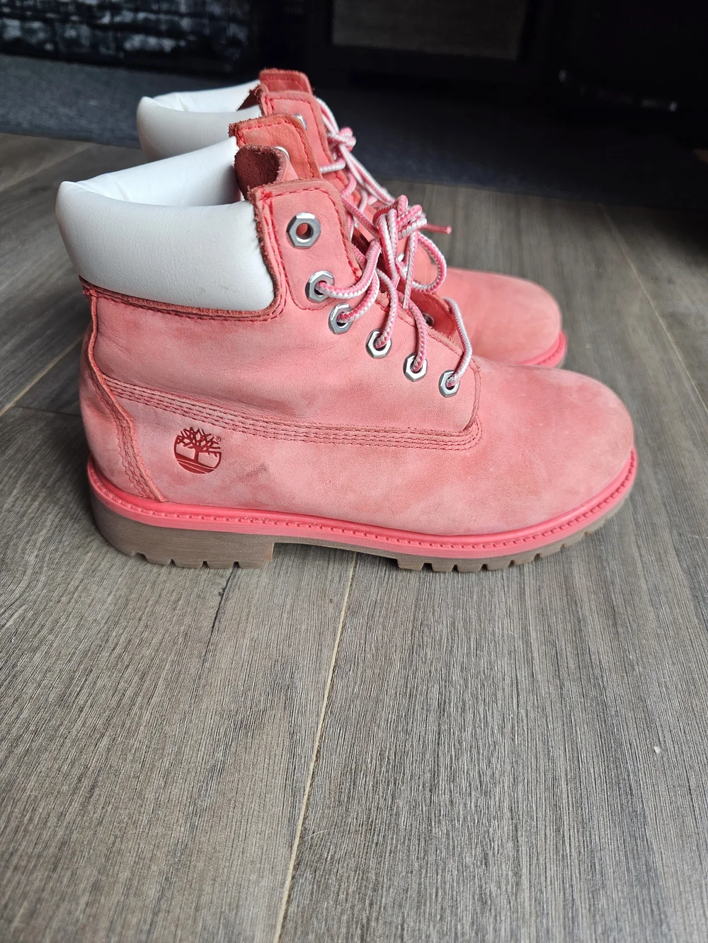 Timberland Kids' Pink Premium Waterproof Boots